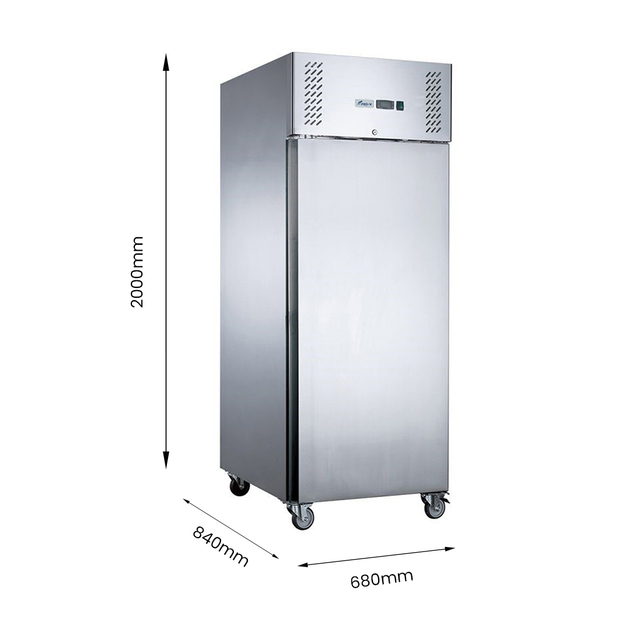 FED-X S/S Single full Door Upright Freezer - XURF400SFV