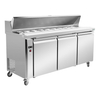 Thermaster three large door Sandwich Bar - SLB180