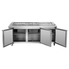 Thermaster three door DELUXE Pizza Prep Bench - PWB180