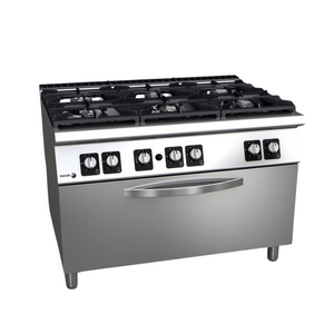 Fagor Kore 900 Series Gas 6 Burner with Gas Oven - C-G961OPH