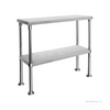 Double Tier 400mm Deep Workbench Overshelf 750mm High WBO2-1500-400
