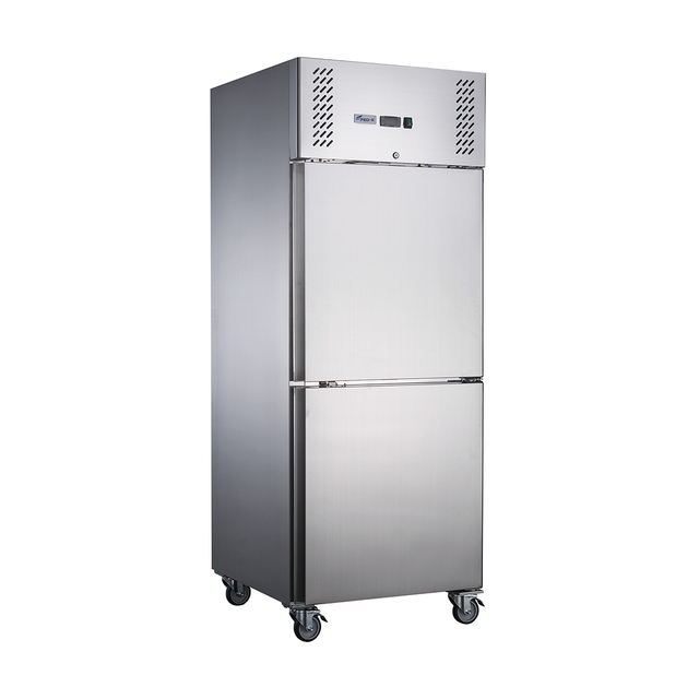 FED-X S/S Two half Door Upright Freezer - XURF600S1V