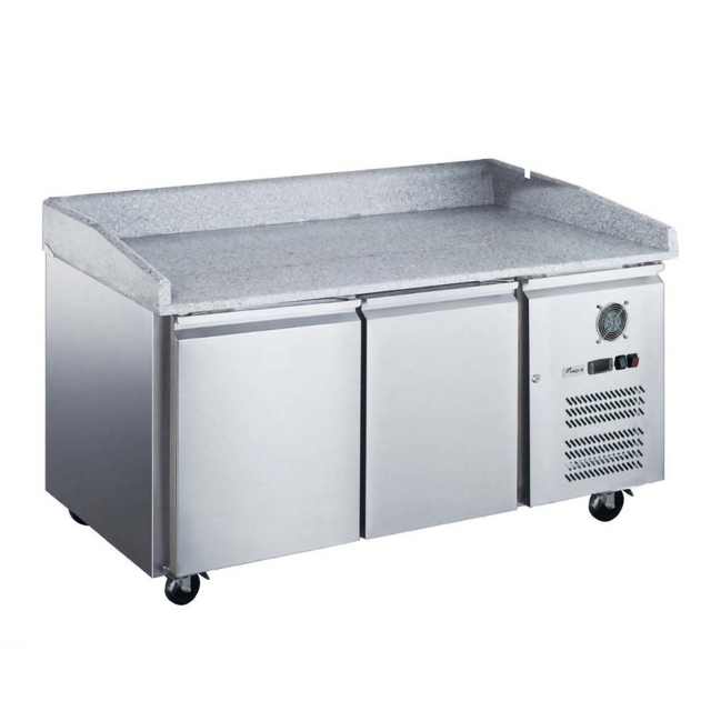 FED-X Two Door Standard Saladette On Castors - XPZ2600TN