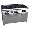 Fagor Kore 700 Series 6 Burner Gas Range with Gas Oven - C-G761H