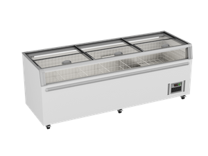 Thermaster Supermarket Island Freezer with Glass Sliding Lids ZCD-L250G