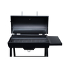 Premium Square Moveable Charcoal Grill Cart