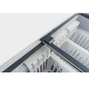 Thermaster 396L Chest Freezer with Flat Glass Sliding Lids - WD396G