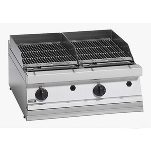 Ex-Showroom: Fagor 700 series - Gas charcoal 2 grid grill - BG7-10-VIC730
