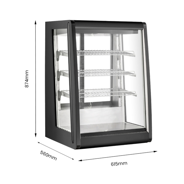 Bonvue Chilled Angled Counter-Top Food Display - CTA-146