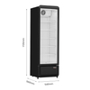 Thermaster Upright Glass Door Beverage Fridge - SDC-258B