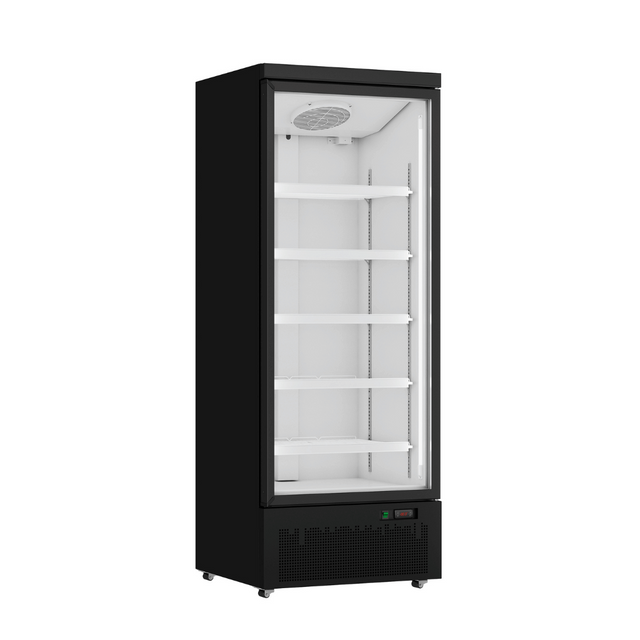 Thermaster Door Supermarket Fridge Black - LG-600BGBM